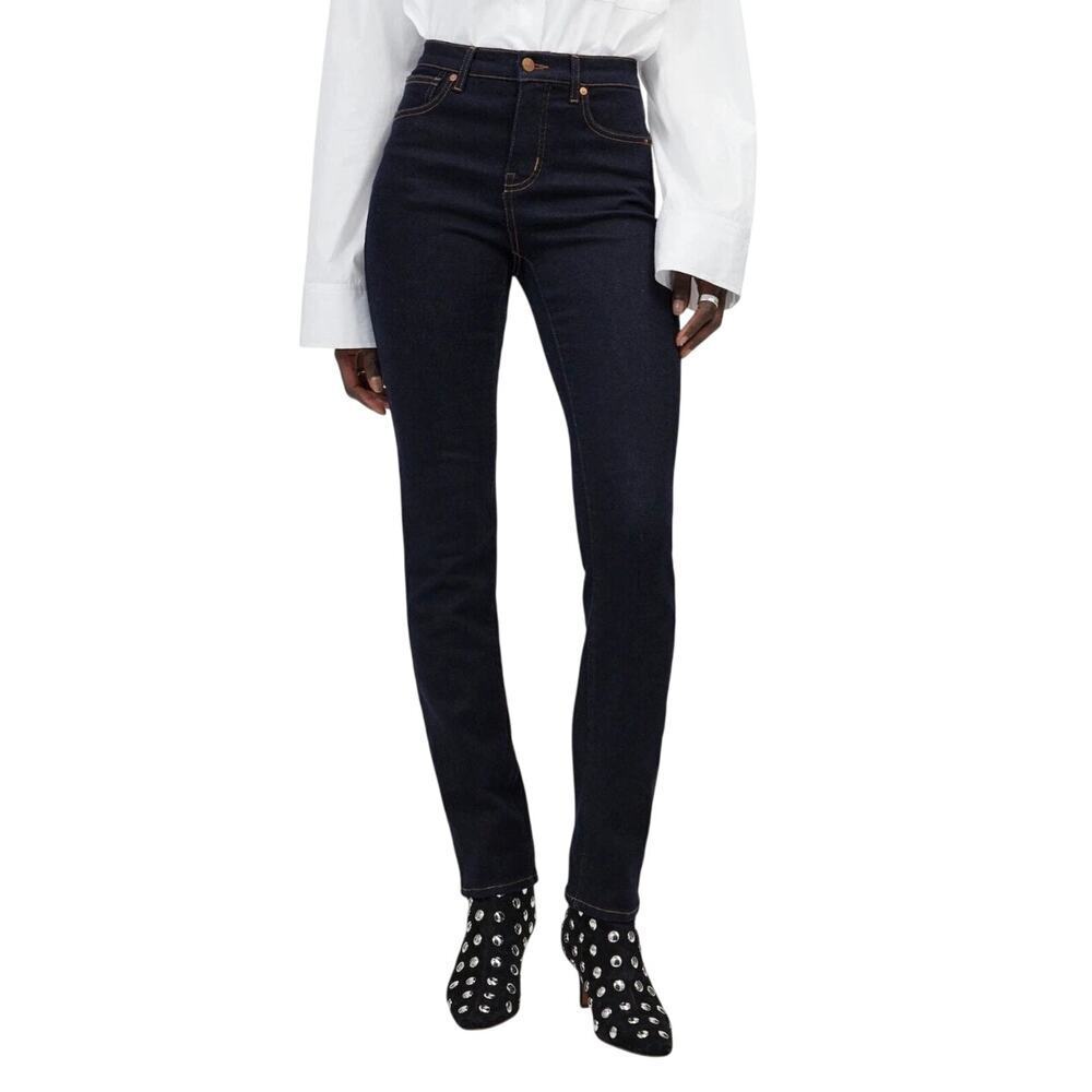 MADEWELL Women’s Midrise Stovepipe Dark Wash Jean size 30